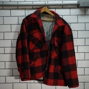 Vintage Big Mike Buffalo Plaid Hunting Jacket - L / XL